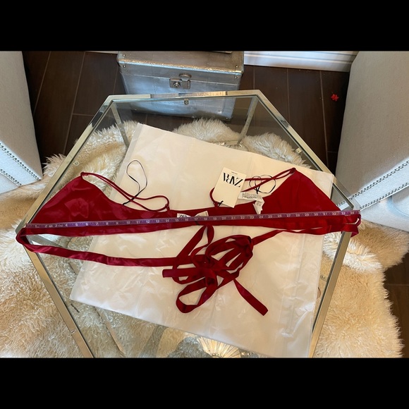 ZARA bow trim triangle bralette limited edition - Picture 8 of 8